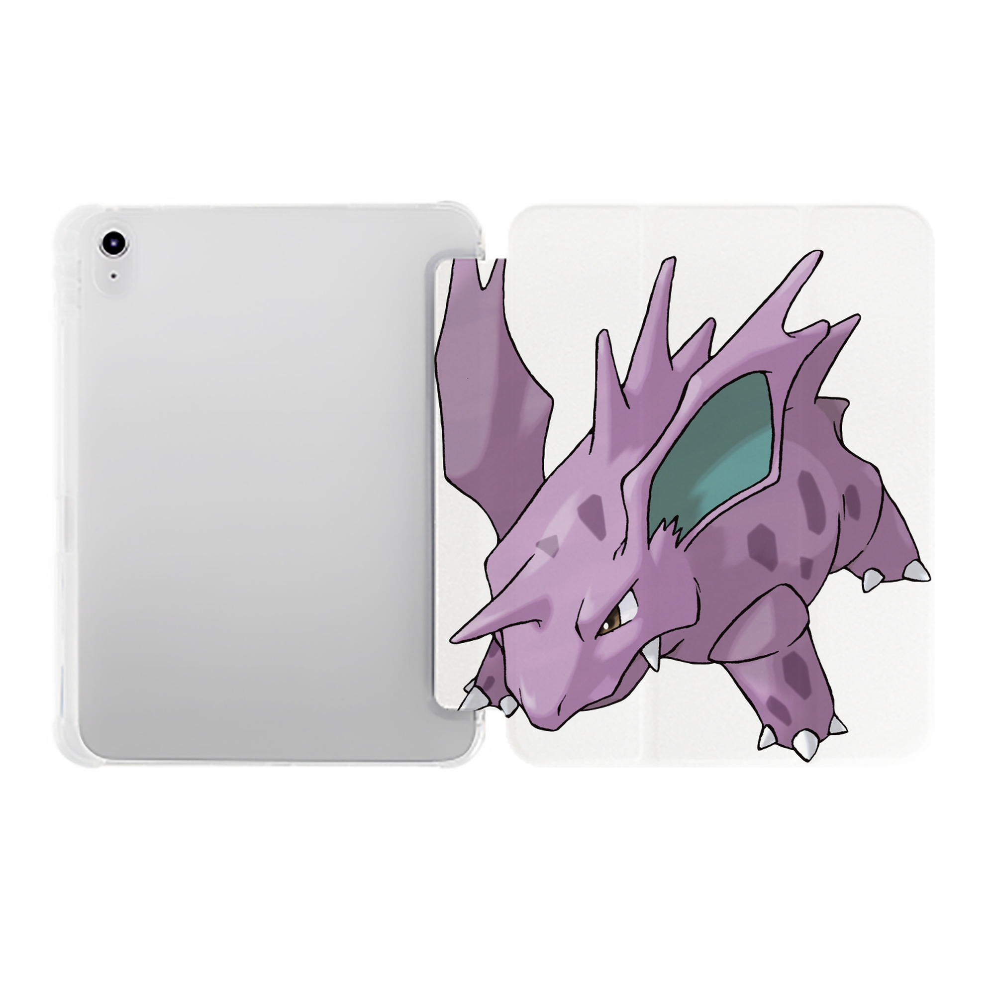 （画像用） ポケットモンスター Pokémon IPad ケース ペン収納付き 三つ折りスタンド PUレザー×シリコン 対応機種9.5/10.5/10.9インチ